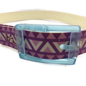 COPY -C4 Equestrian Belt/ Pink Purple/ White